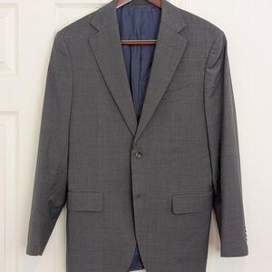Suitsupply Men's 38R Grey Tailored Jacket Napoli